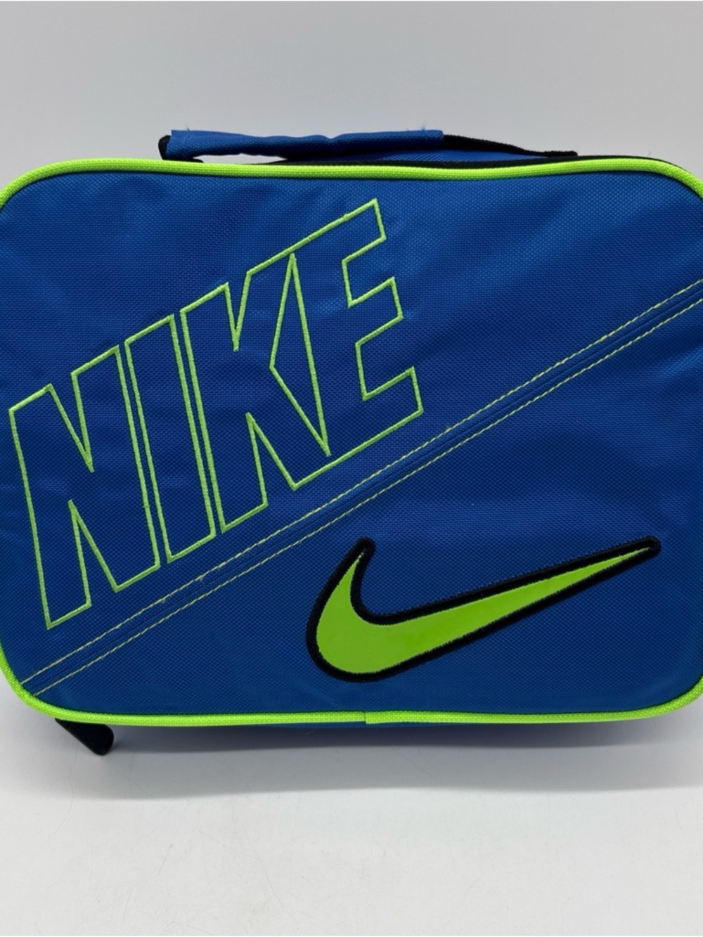 Nike Swoosh Tote Game Royal 9A2217-314 Insulated Lunch Bag Blue & Green